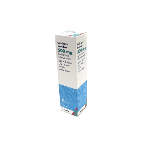 CALCIUM SANDOZ*20CPR EFF 500MG - latuafarmacia.org