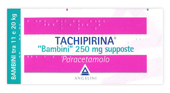 TACHIPIRINA*BB 10SUPP 250MG - latuafarmacia.org