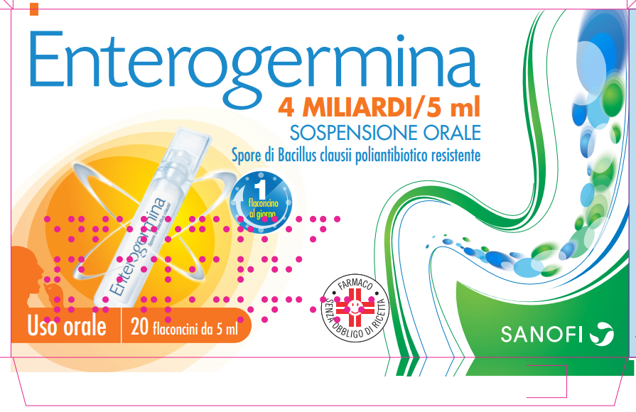 ENTEROGERMINA*OS 20FL 4MLD 5ML - latuafarmacia.org