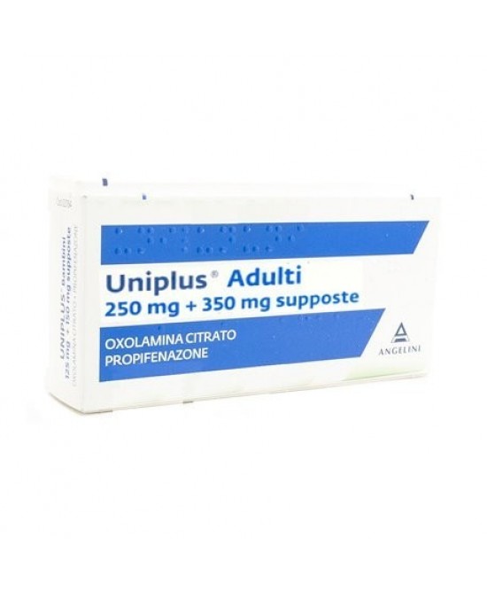 UNIPLUS*AD 10SUPP 250MG+350MG - latuafarmacia.org