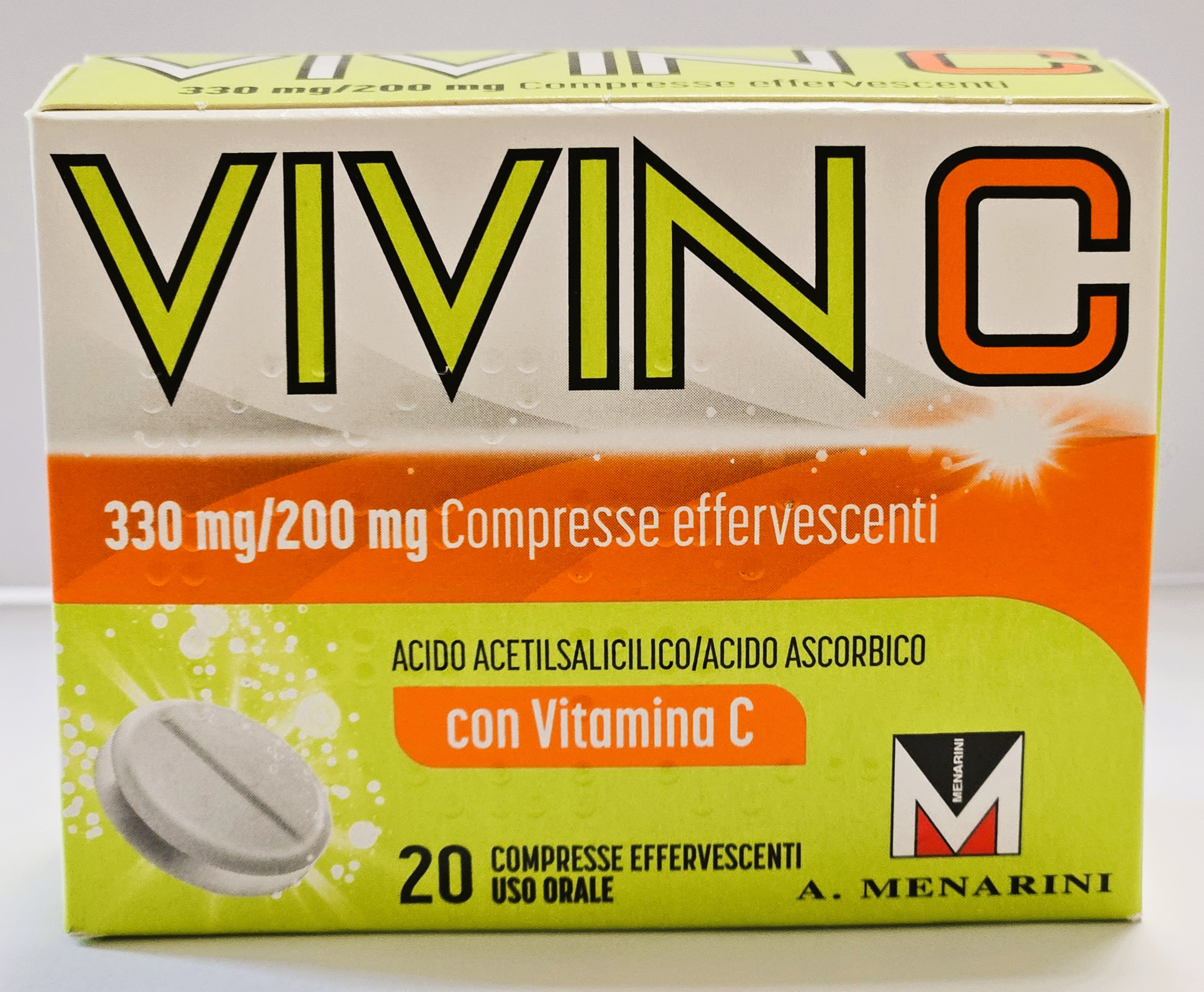 VIVIN C*20CPR EFF 330MG+200MG - latuafarmacia.org
