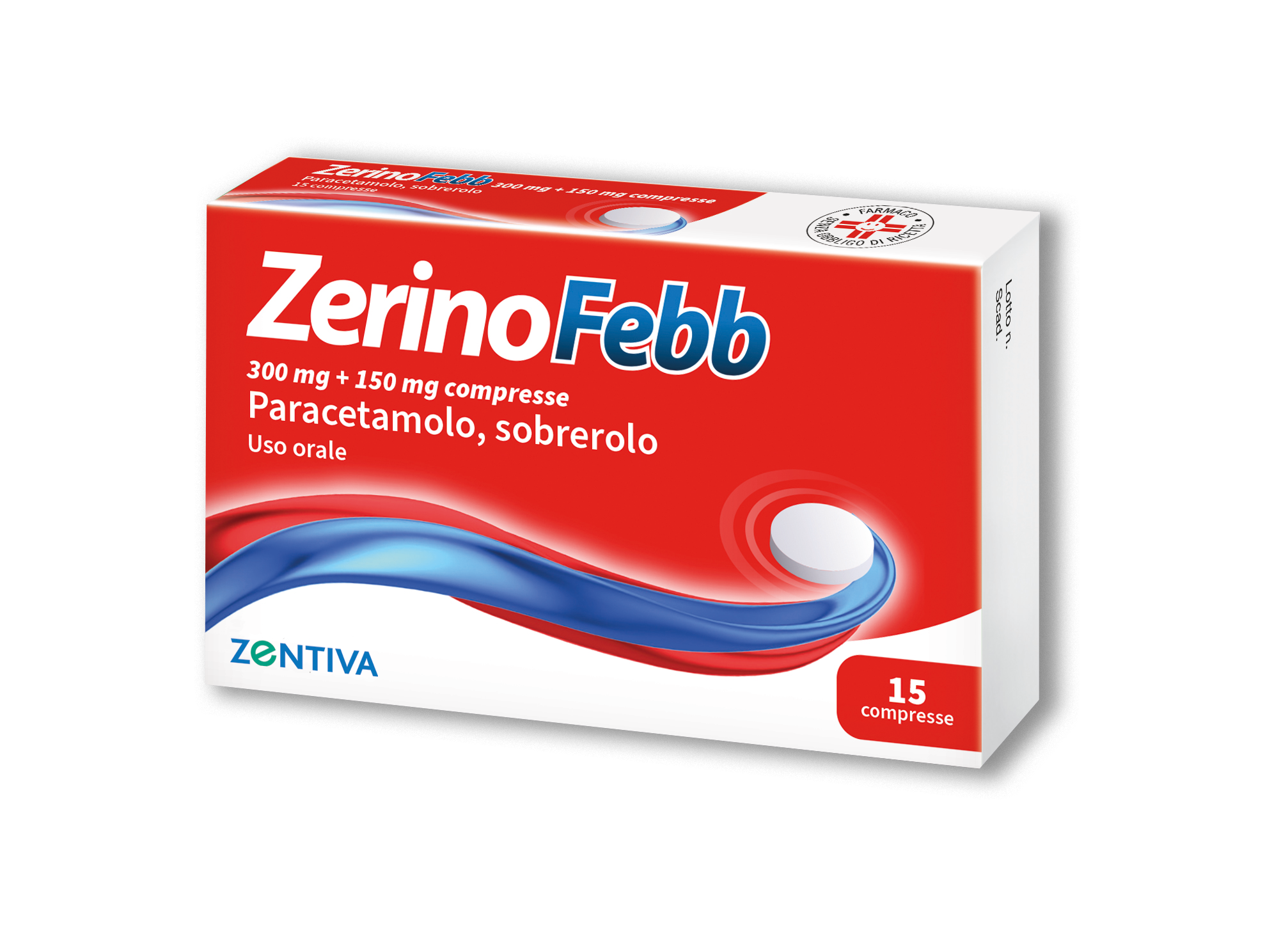 ZERINOFEBB*AD 15CPR 300+150MG - latuafarmacia.org