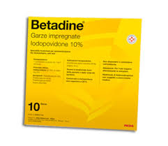 BETADINE*10GARZE IMPREGN 10x10 - latuafarmacia.org