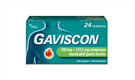 GAVISCON*24CPR MENT250+133,5MG - latuafarmacia.org