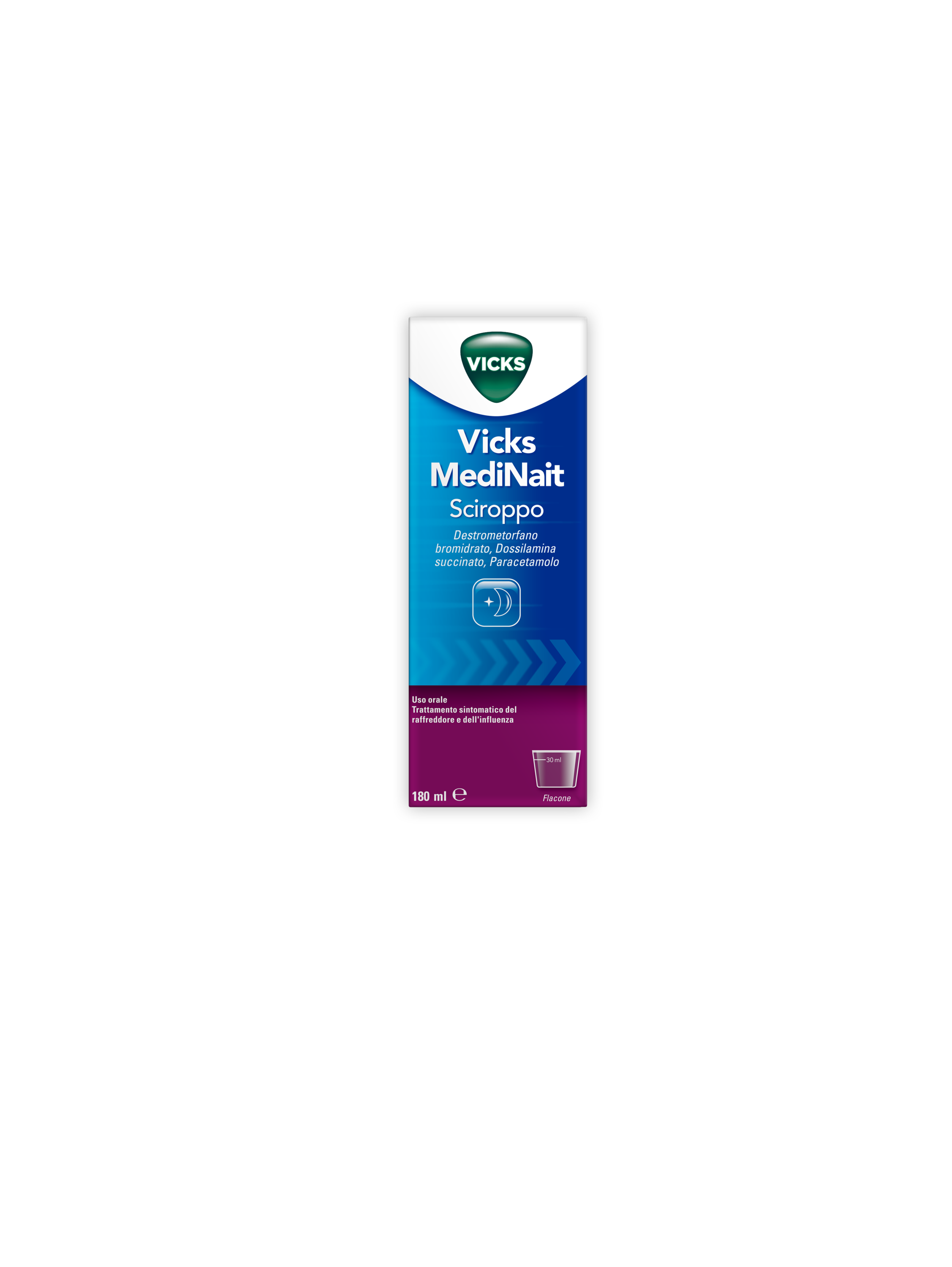 VICKS MEDINAIT*SCIR 180ML - latuafarmacia.org