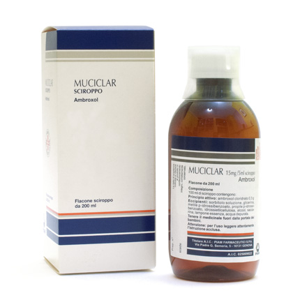 MUCICLAR*SCIR 200ML 15MG/5ML - latuafarmacia.org
