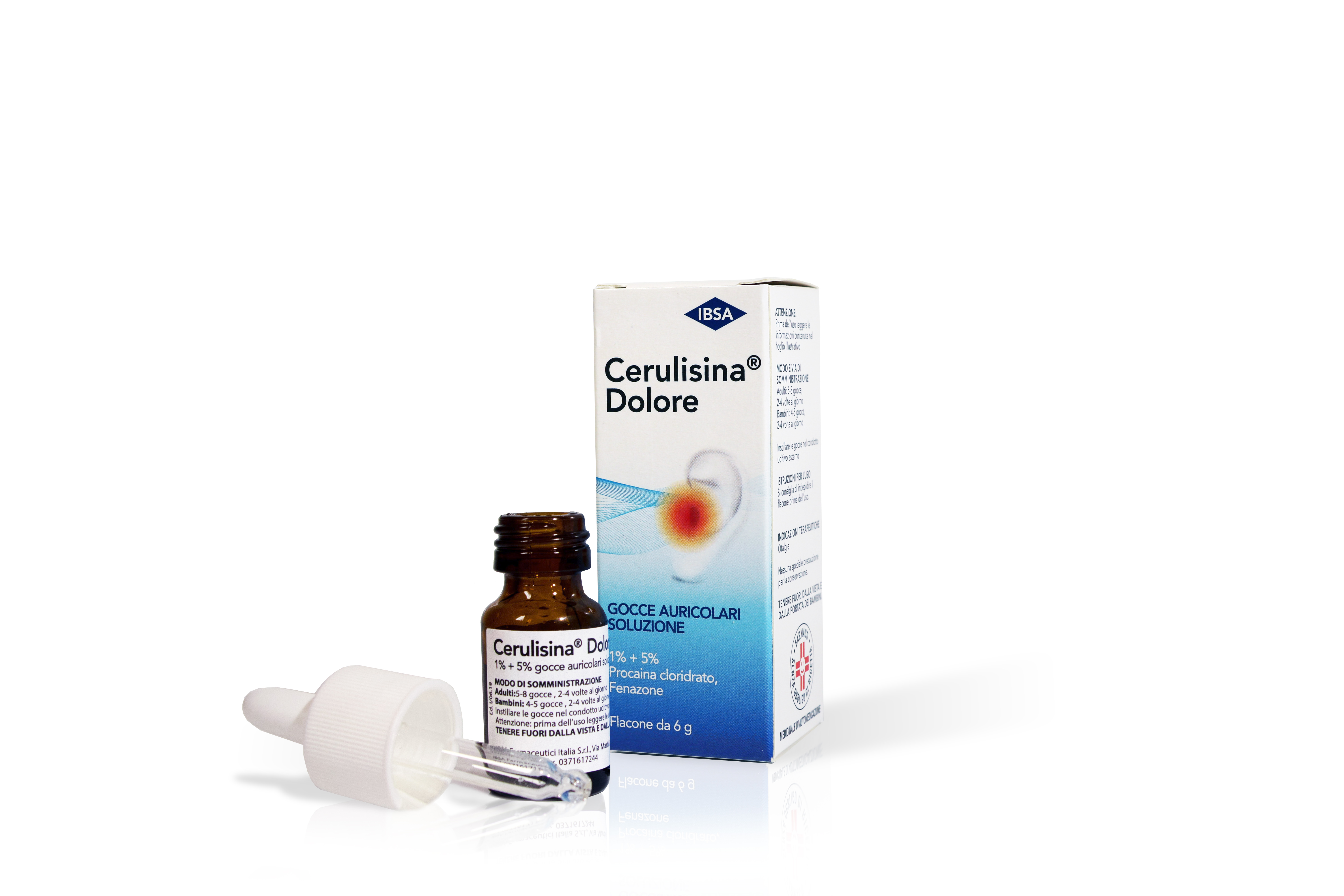 CERULISINA DOLORE*GTT OTO FL6G - latuafarmacia.org