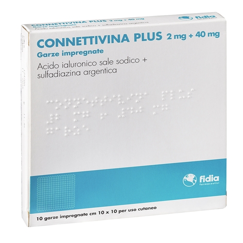 CONNETTIVINA PLUS*10GARZE10x10 - latuafarmacia.org