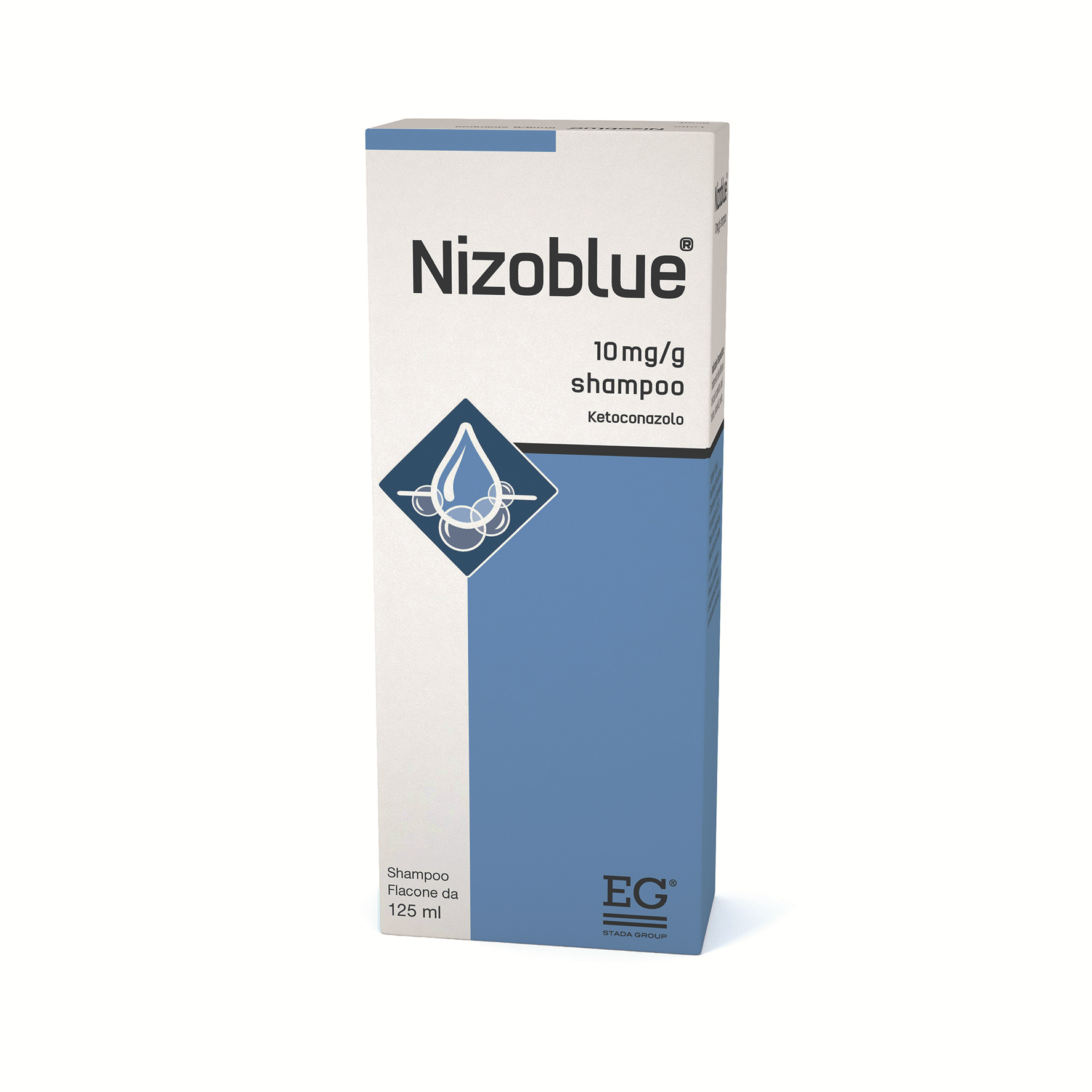 NIZOBLUE*SHAMPOO 125ML 10MG/G - latuafarmacia.org