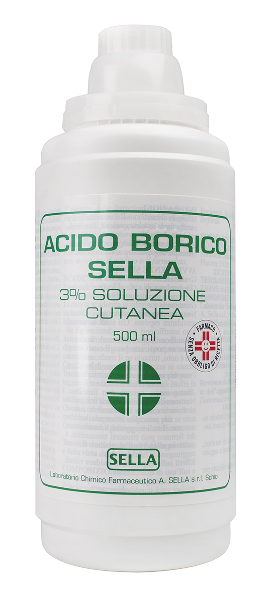 ACIDO BORICO SELLA*3% 500ML - latuafarmacia.org
