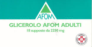 GLICEROLO AFOM*AD 18SUPP2250MG - latuafarmacia.org