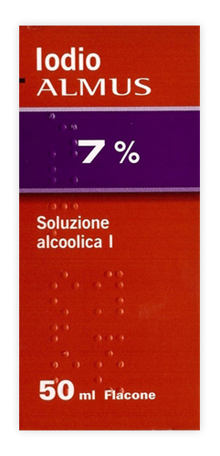 IODIO ALMUS*50ML 7%+5% - latuafarmacia.org
