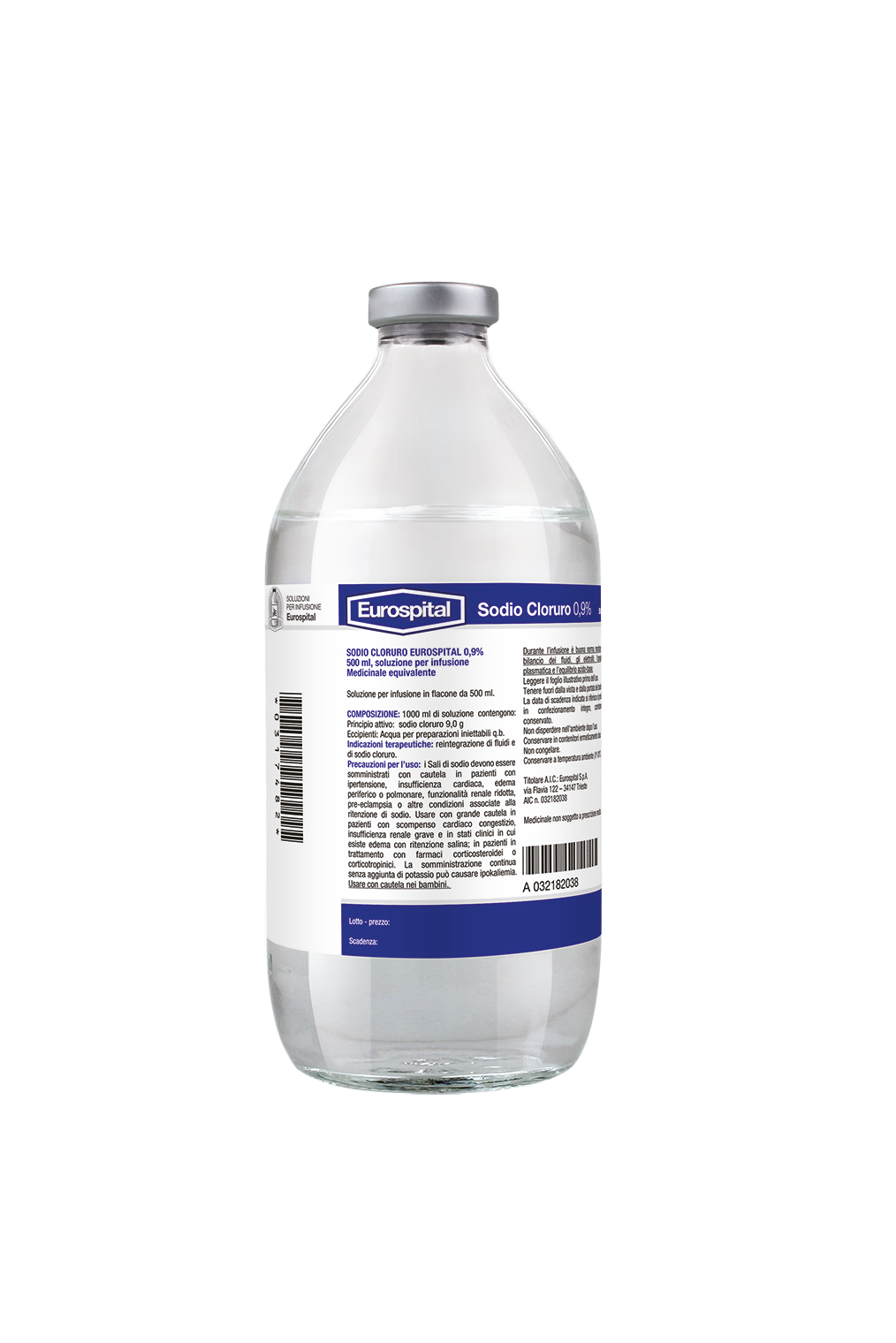SODIO CLORURO EUROS*0,9% 250ML - latuafarmacia.org