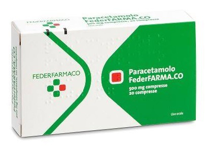 PARACETAMOLO F*20CPR 500MG - latuafarmacia.org