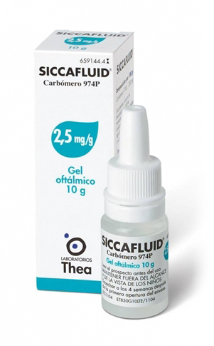 SICCAFLUID*GEL OFT 10G 2,5MG/G - latuafarmacia.org