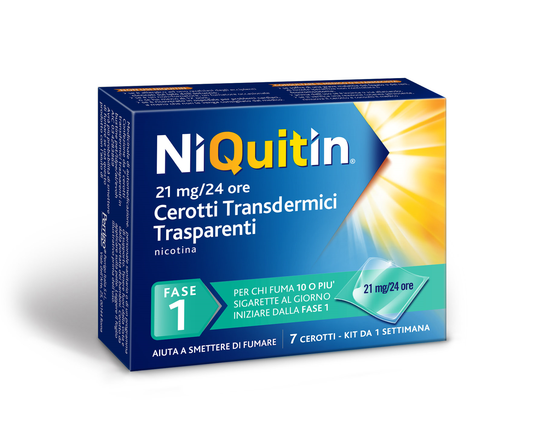 NIQUITIN*7CER TRANSD 21MG/24H - latuafarmacia.org