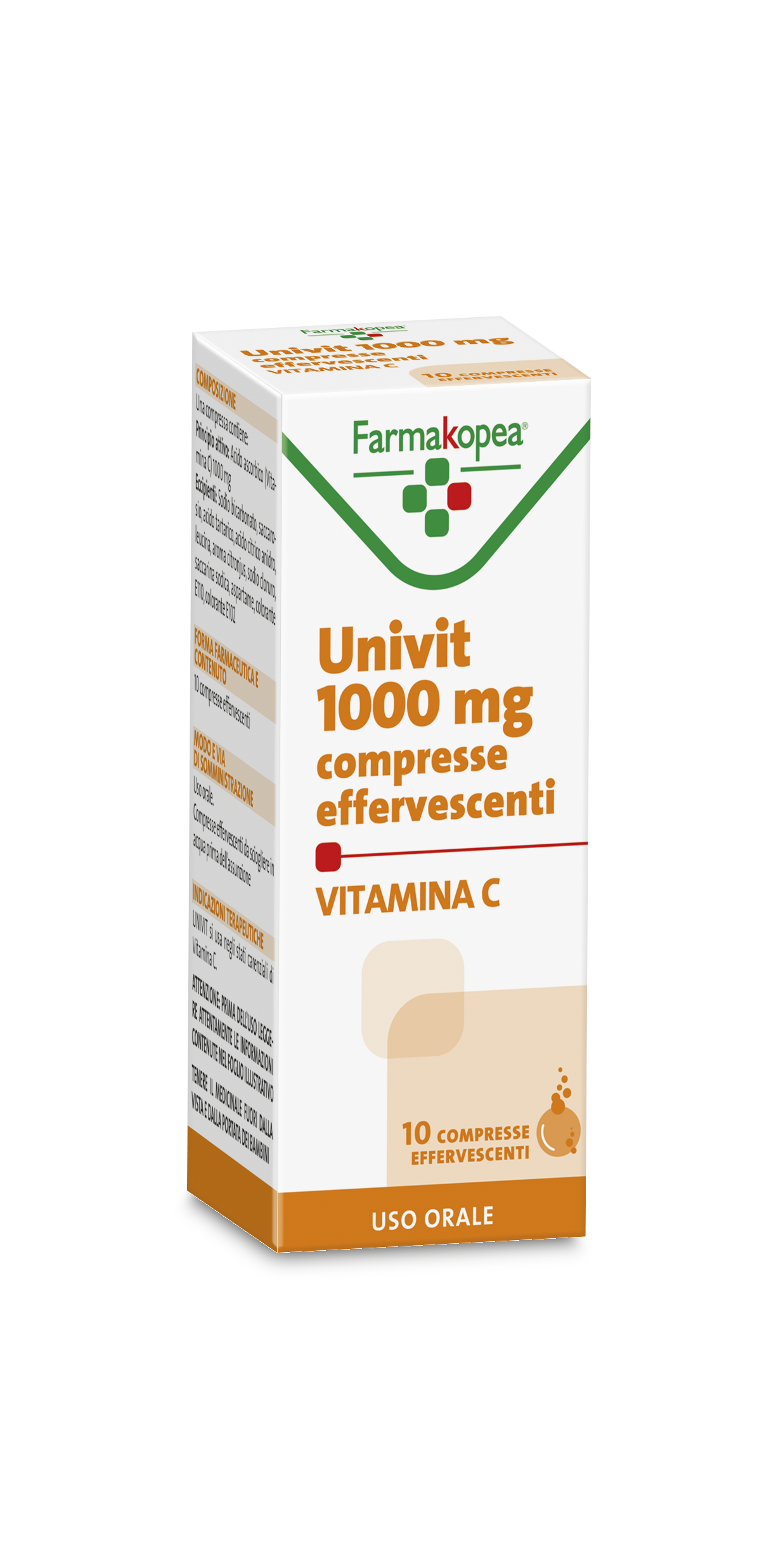 UNIVIT*10CPR EFF 1000MG - latuafarmacia.org