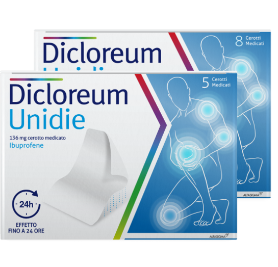 DICLOREUM UNIDIE*8CER 136MG24H - latuafarmacia.org