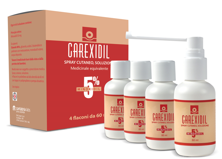 CAREXIDIL*4FL SOLUZ CUT 60ML5% - latuafarmacia.org