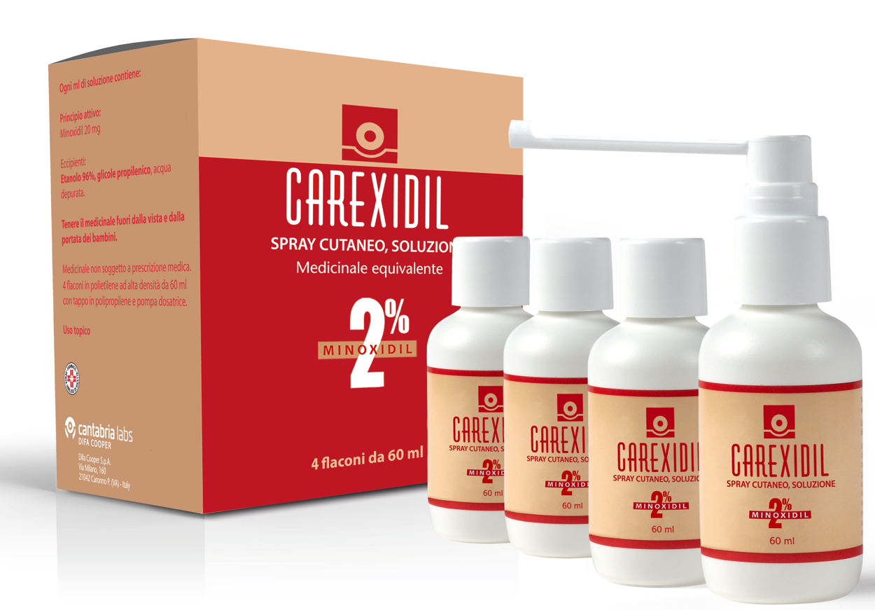 CAREXIDIL*4FL SOLUZ CUT 60ML2% - latuafarmacia.org