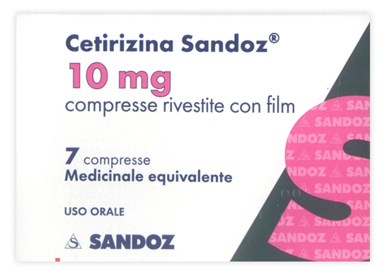CETIRIZINA SAND*7CPR RIV 10MG - latuafarmacia.org