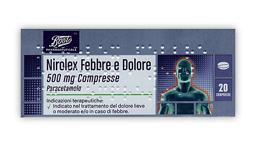 NIROLEX FEBBRE DOL*20CPR 500MG - latuafarmacia.org