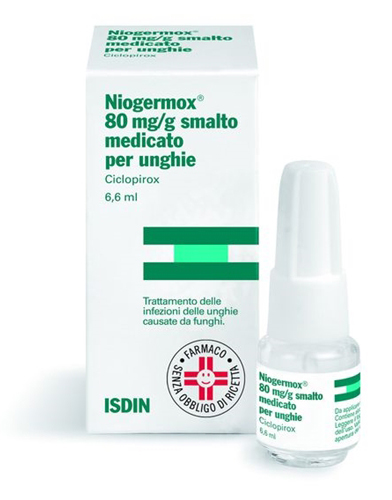 NIOGERMOX*SMALTO UNGHIE 6,6ML - latuafarmacia.org