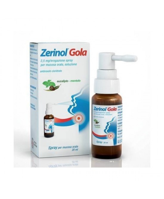 ZERINOL GOLA*SPR 20ML 2,5MG/ER - latuafarmacia.org