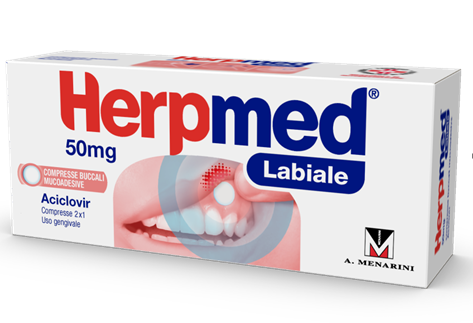 HERPMED LABIALE*2CPR BUCC 50MG - latuafarmacia.org