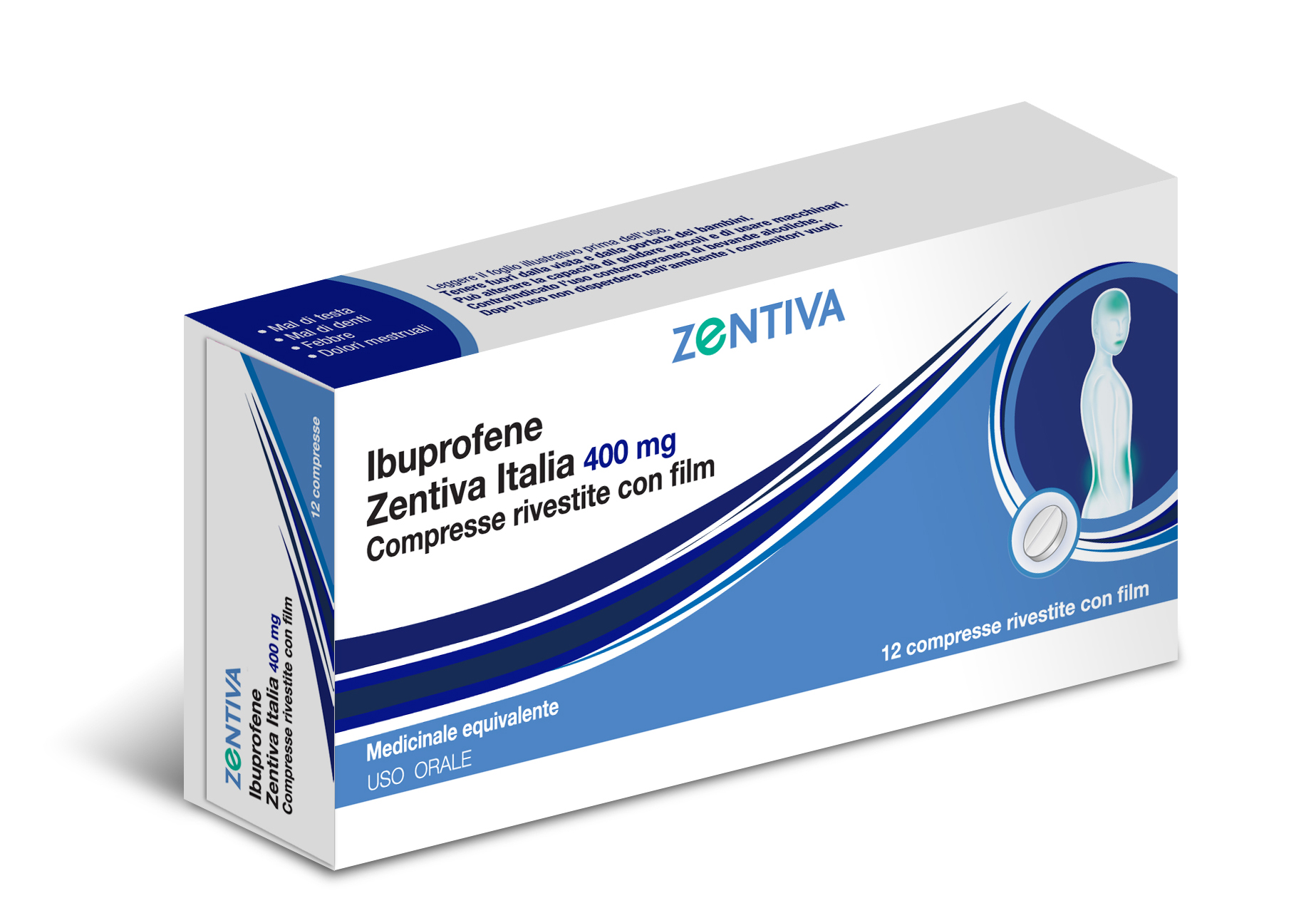 IBUPROFENE ZEN*12CPR 400MG - latuafarmacia.org