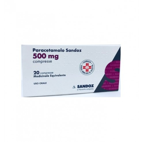 PARACETAMOLO SAND*20CPR 500MG - latuafarmacia.org
