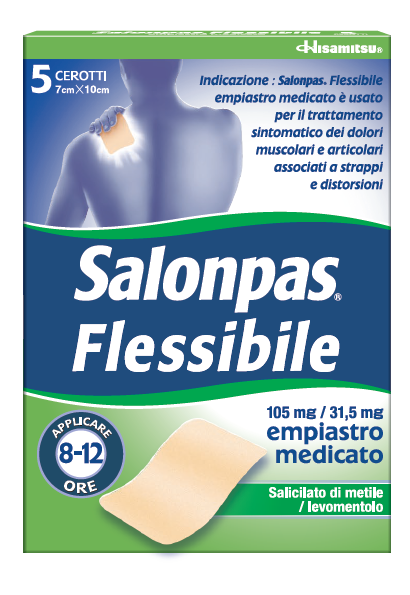 SALONPAS FLESSIBILE*5CER7x10CM - latuafarmacia.org