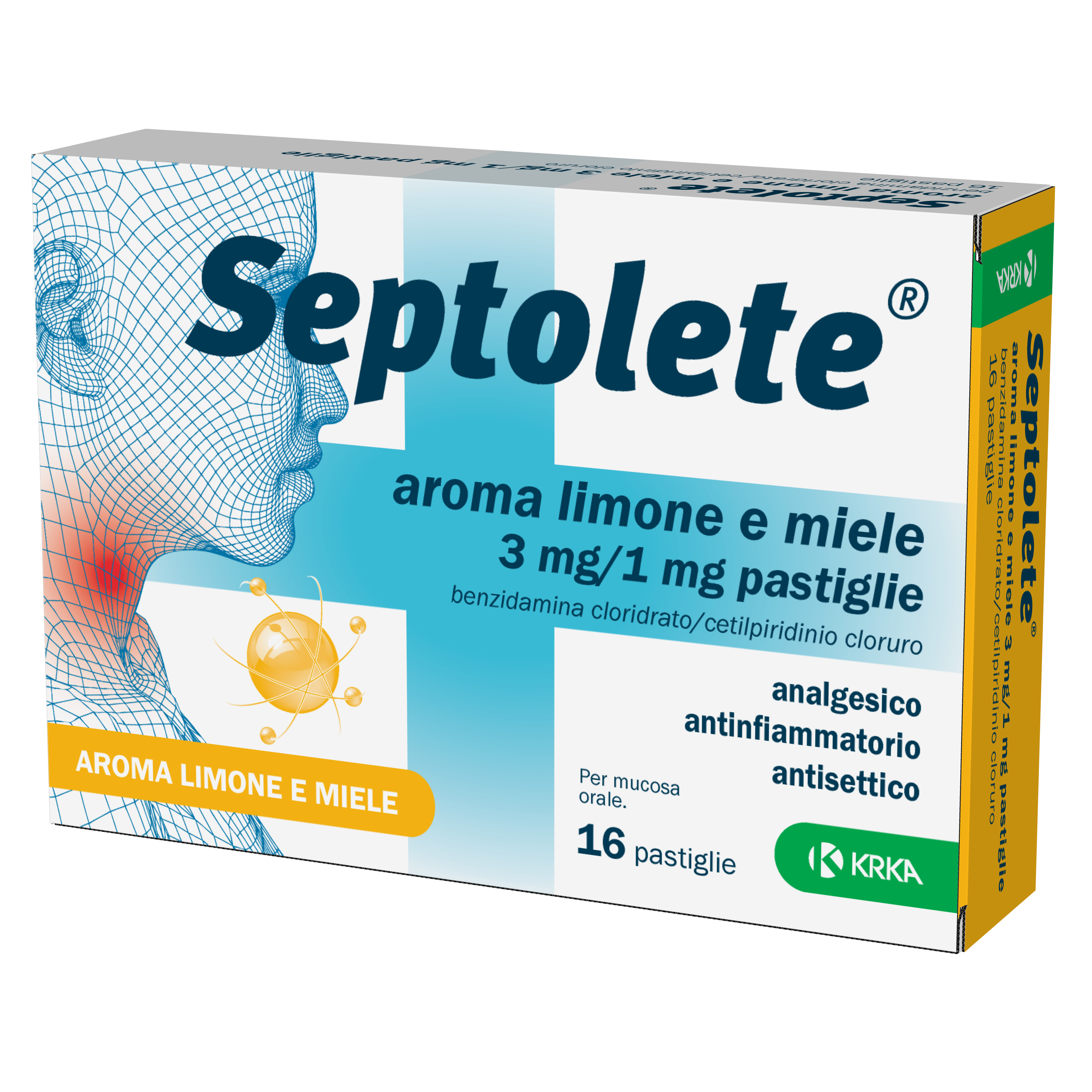 SEPTOLETE*16PAST 3+1MG LIM MIE - latuafarmacia.org