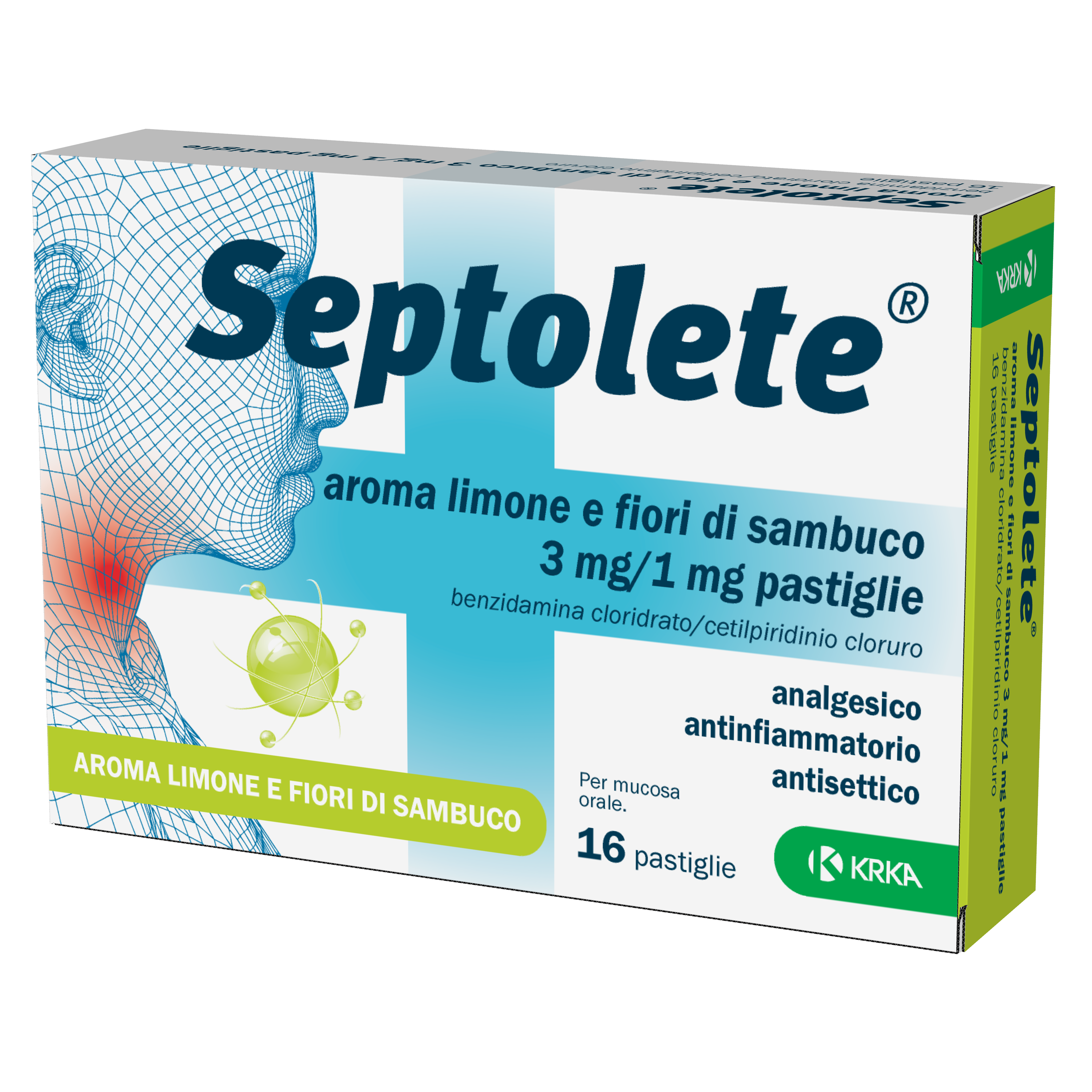 SEPTOLETE*16PAST3+1MG LIM FIOR - latuafarmacia.org