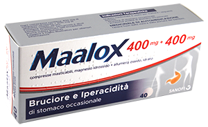 MAALOX*40CPR MAST 400MG+400MG - latuafarmacia.org