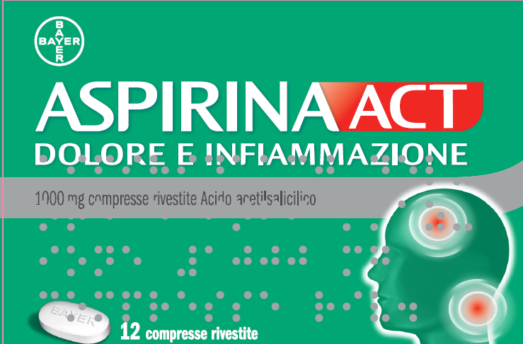 ASPIRINAACT DOL INF*12CPR 1G - latuafarmacia.org
