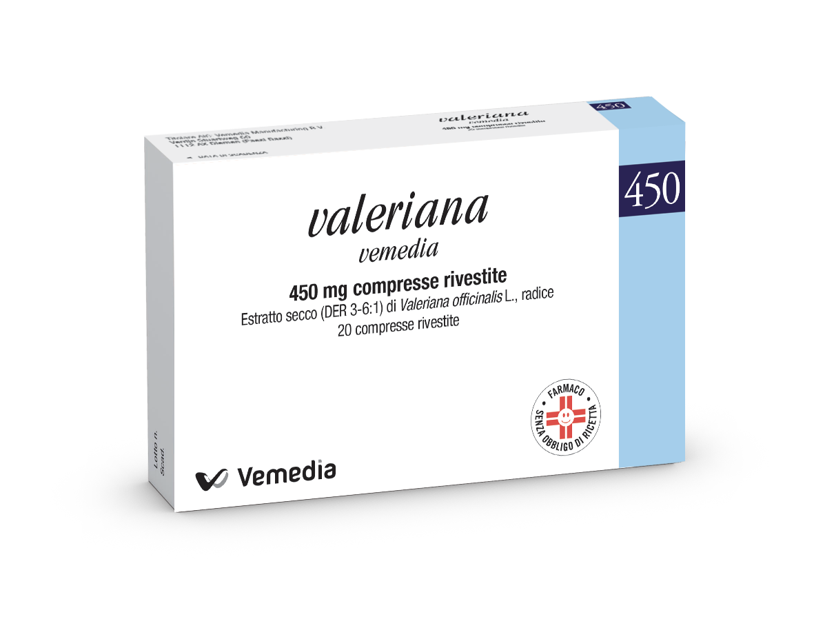 VALERIANA VEMEDIA*20CPR RIV450 - latuafarmacia.org