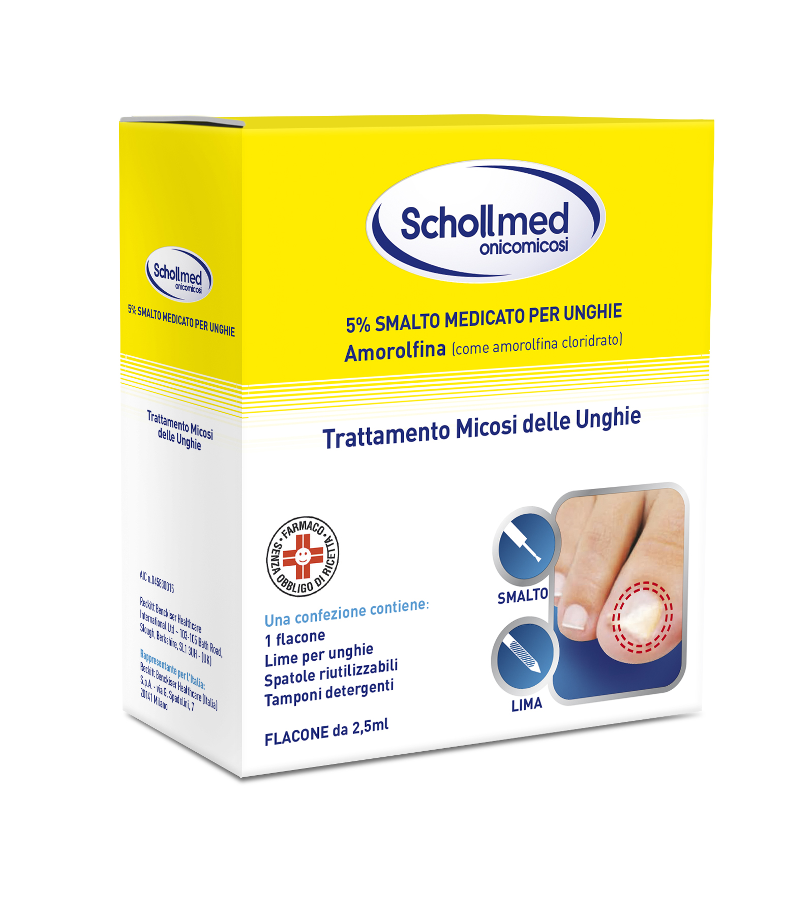 SCHOLLMED ONICOMICOSI*2,5ML 5% - latuafarmacia.org
