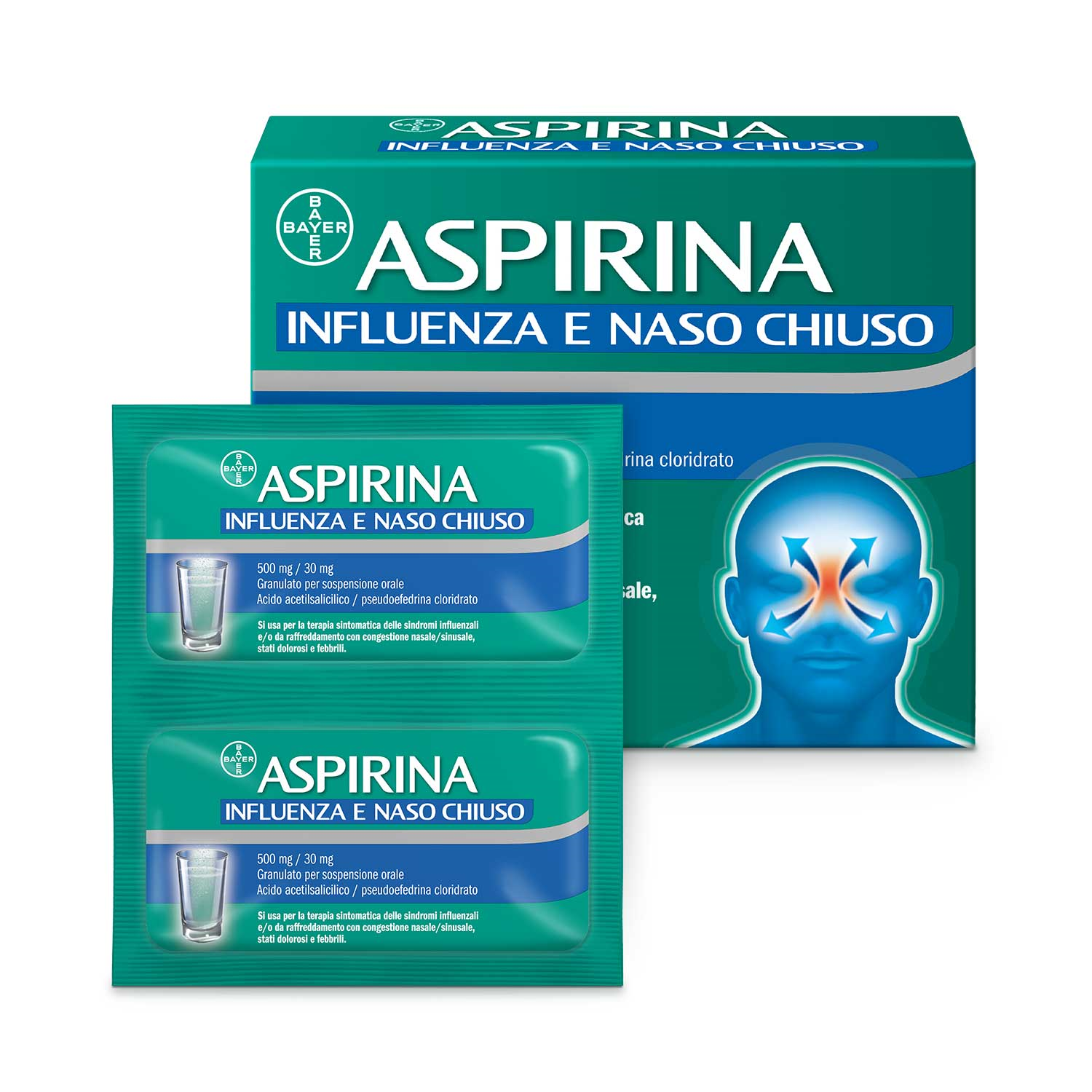 ASPIRINA INFLUENZA E NASO C*10 - latuafarmacia.org