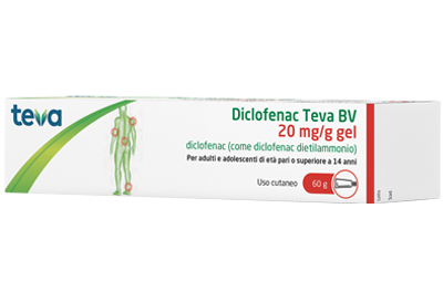 DICLOFENAC TEVA*GEL 60G 20MG/G - latuafarmacia.org
