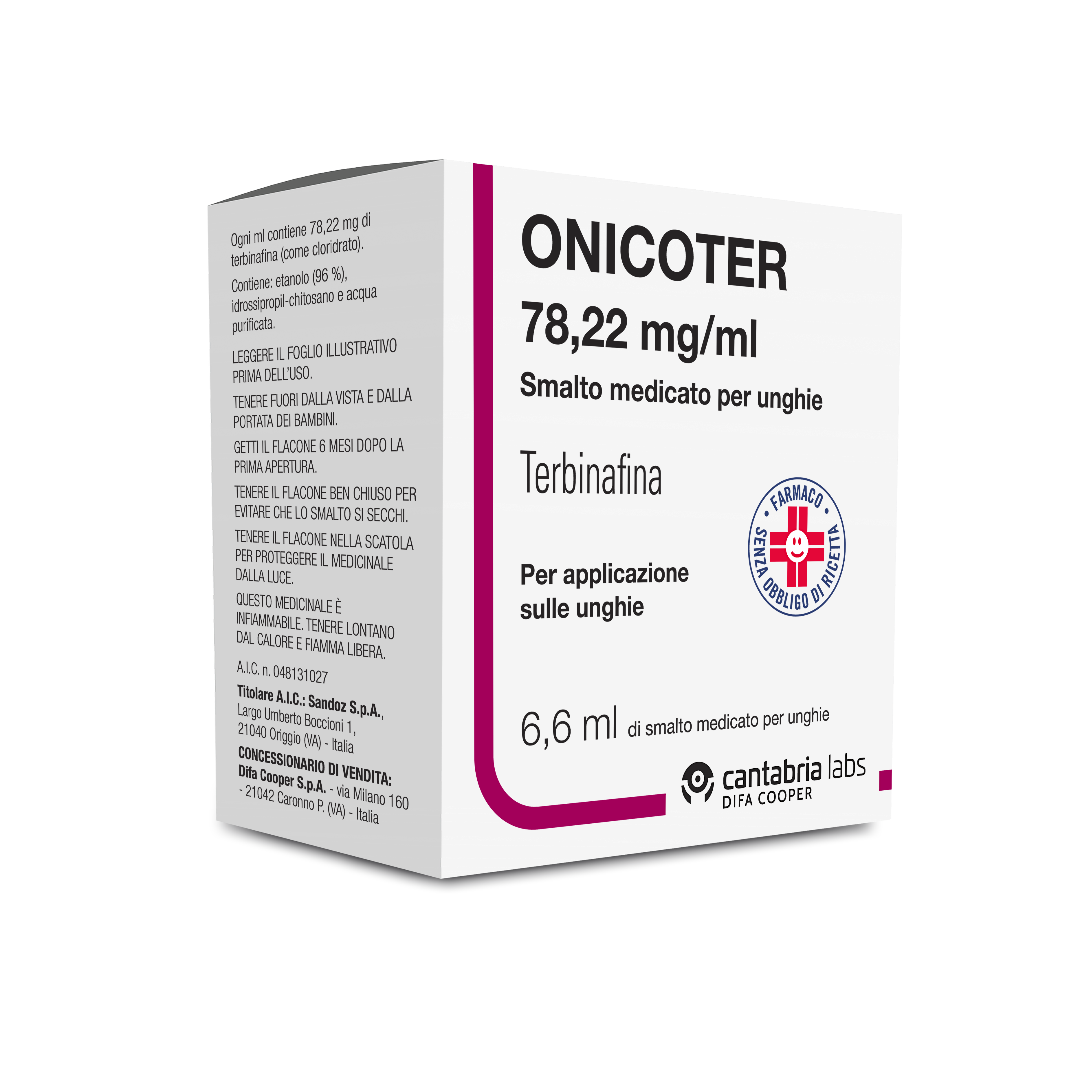 ONICOTER*SMALTO MED 1FL 6,6ML - latuafarmacia.org