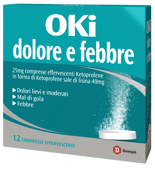 OKI DOLORE E FEBBRE*12CPR EFF - latuafarmacia.org