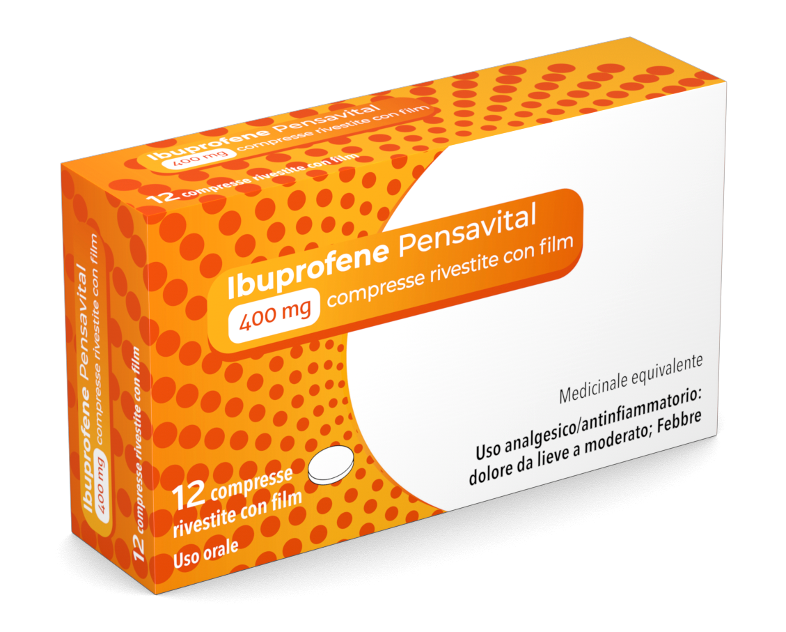IBUPROFENE PENSA*12CPR 400MG - latuafarmacia.org