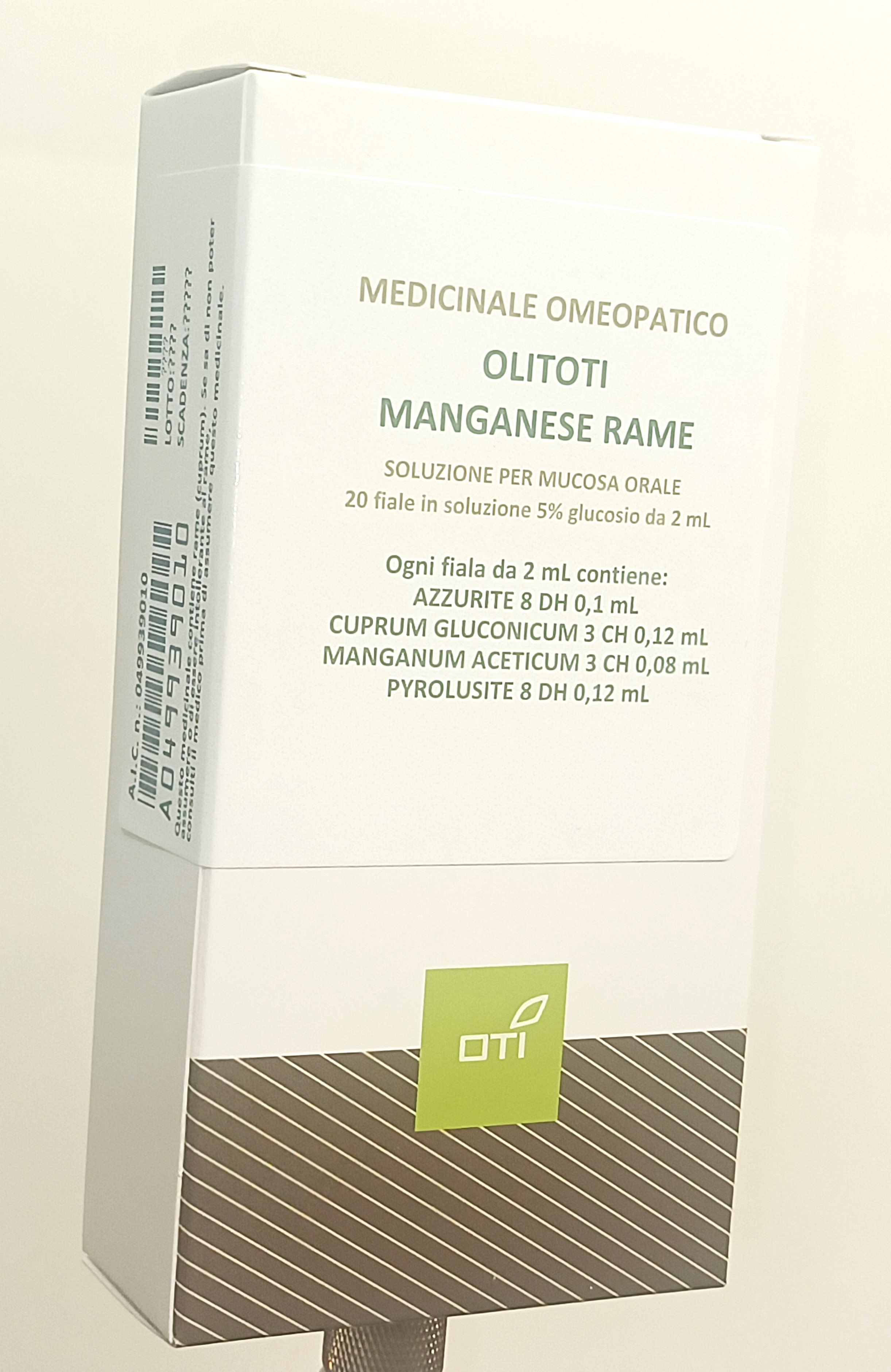 OLITOTI MANGANESE RAME*OS 20F - latuafarmacia.org