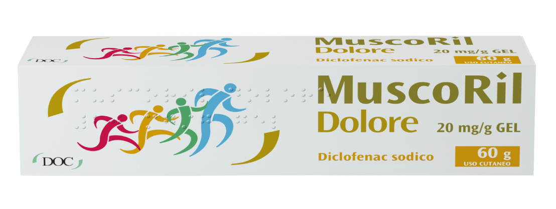 MUSCORIL DOLORE*GEL 60G 20MG/G - latuafarmacia.org