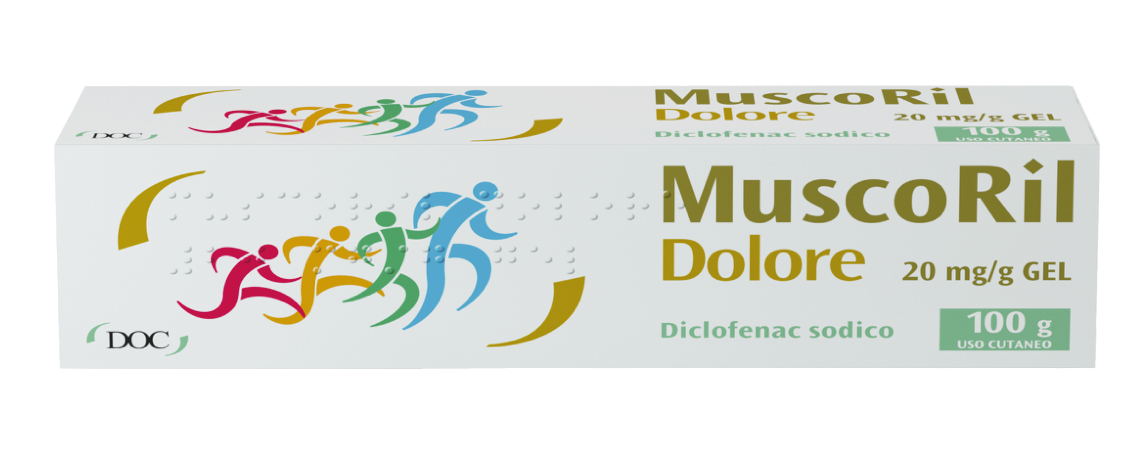 MUSCORIL DOLORE*GEL100G 20MG/G - latuafarmacia.org