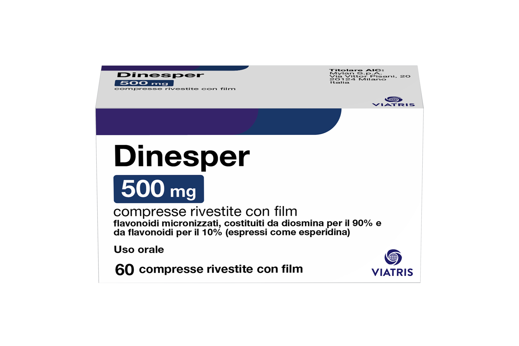 DINESPER*60CPR RIV 500MG - latuafarmacia.org