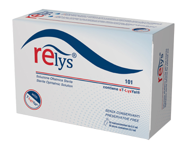 RELYS MONODOSE SOLUZIONE OFTALMICA 30 MINICONTENITORI DA 0,5 ML SENZA CONSERVANTI - latuafarmacia.org