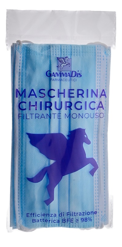 MASCHERINA CHIRURGICA 3 PEZZI GAMMADIS - latuafarmacia.org