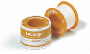 CEROTTO IN ROCCHETTO LEUKOPOR IPOALLERGENICO TESSUTO NON TESSUTO BIANCO 1,25X500 CM - latuafarmacia.org